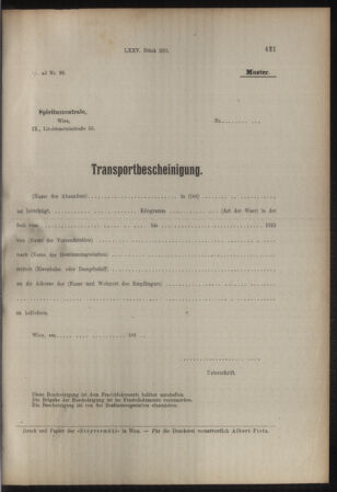 Verordnungs- und Anzeige-Blatt der k.k. General-Direction der österr. Staatsbahnen 19151111 Seite: 5