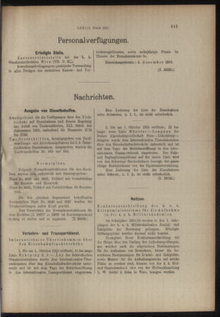 Verordnungs- und Anzeige-Blatt der k.k. General-Direction der österr. Staatsbahnen 19151120 Seite: 3