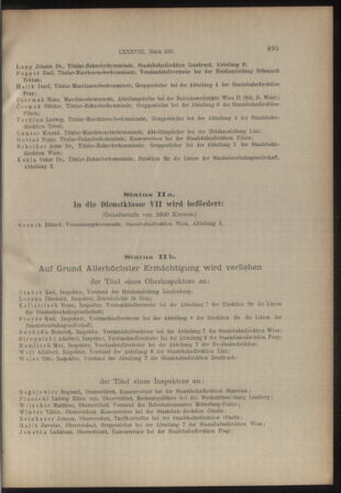 Verordnungs- und Anzeige-Blatt der k.k. General-Direction der österr. Staatsbahnen 19151231 Seite: 15