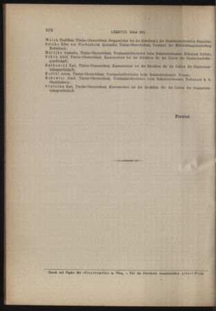 Verordnungs- und Anzeige-Blatt der k.k. General-Direction der österr. Staatsbahnen 19151231 Seite: 22