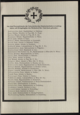 Verordnungs- und Anzeige-Blatt der k.k. General-Direction der österr. Staatsbahnen 19151231 Seite: 65