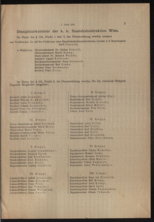 Verordnungs- und Anzeige-Blatt der k.k. General-Direction der österr. Staatsbahnen 19160105 Seite: 3