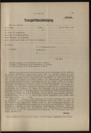 Verordnungs- und Anzeige-Blatt der k.k. General-Direction der österr. Staatsbahnen 19160112 Seite: 7