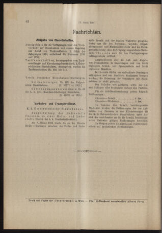 Verordnungs- und Anzeige-Blatt der k.k. General-Direction der österr. Staatsbahnen 19160115 Seite: 6