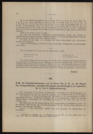 Verordnungs- und Anzeige-Blatt der k.k. General-Direction der österr. Staatsbahnen 19160122 Seite: 8