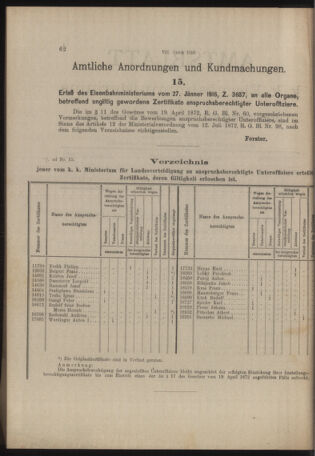 Verordnungs- und Anzeige-Blatt der k.k. General-Direction der österr. Staatsbahnen 19160205 Seite: 2