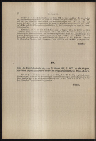 Verordnungs- und Anzeige-Blatt der k.k. General-Direction der österr. Staatsbahnen 19160209 Seite: 4