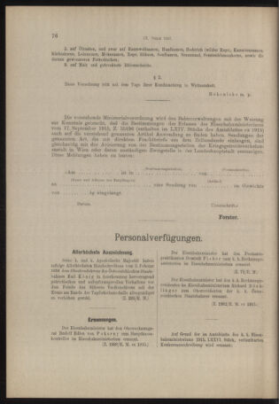 Verordnungs- und Anzeige-Blatt der k.k. General-Direction der österr. Staatsbahnen 19160212 Seite: 2