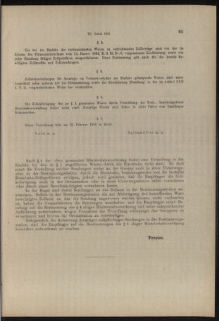 Verordnungs- und Anzeige-Blatt der k.k. General-Direction der österr. Staatsbahnen 19160218 Seite: 3