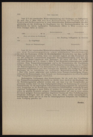 Verordnungs- und Anzeige-Blatt der k.k. General-Direction der österr. Staatsbahnen 19160226 Seite: 6