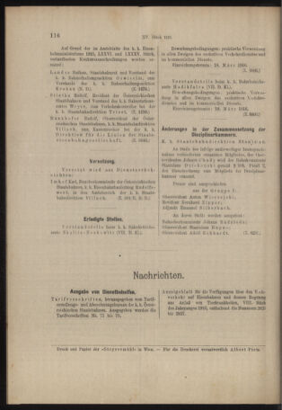 Verordnungs- und Anzeige-Blatt der k.k. General-Direction der österr. Staatsbahnen 19160304 Seite: 6