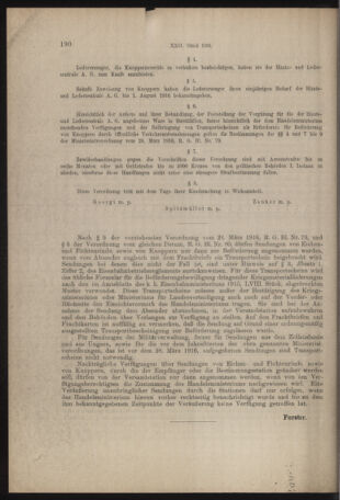 Verordnungs- und Anzeige-Blatt der k.k. General-Direction der österr. Staatsbahnen 19160401 Seite: 8