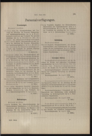 Verordnungs- und Anzeige-Blatt der k.k. General-Direction der österr. Staatsbahnen 19160401 Seite: 9