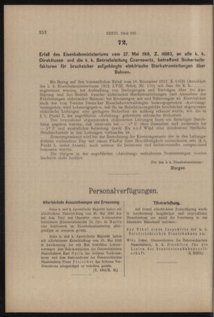 Verordnungs- und Anzeige-Blatt der k.k. General-Direction der österr. Staatsbahnen 19160603 Seite: 2