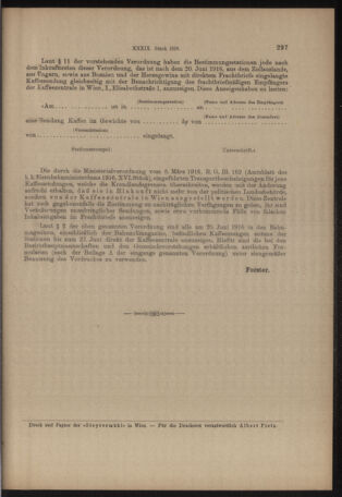 Verordnungs- und Anzeige-Blatt der k.k. General-Direction der österr. Staatsbahnen 19160621 Seite: 13