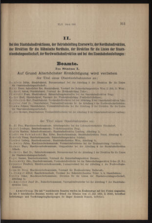 Verordnungs- und Anzeige-Blatt der k.k. General-Direction der österr. Staatsbahnen 19160630 Seite: 7