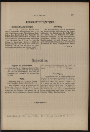 Verordnungs- und Anzeige-Blatt der k.k. General-Direction der österr. Staatsbahnen 19160722 Seite: 9