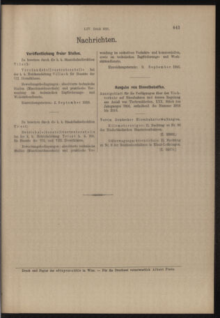 Verordnungs- und Anzeige-Blatt der k.k. General-Direction der österr. Staatsbahnen 19160826 Seite: 9