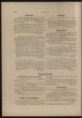 Verordnungs- und Anzeige-Blatt der k.k. General-Direction der österr. Staatsbahnen 19160902 Seite: 10