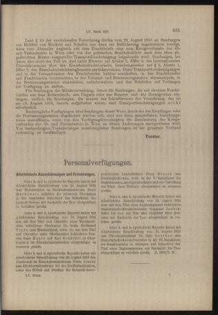 Verordnungs- und Anzeige-Blatt der k.k. General-Direction der österr. Staatsbahnen 19160902 Seite: 9