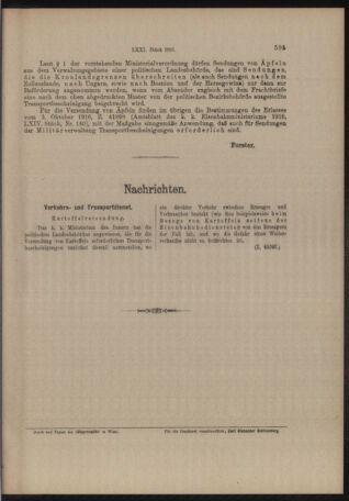 Verordnungs- und Anzeige-Blatt der k.k. General-Direction der österr. Staatsbahnen 19161030 Seite: 3