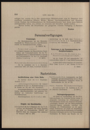 Verordnungs- und Anzeige-Blatt der k.k. General-Direction der österr. Staatsbahnen 19161104 Seite: 2