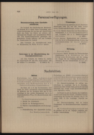 Verordnungs- und Anzeige-Blatt der k.k. General-Direction der österr. Staatsbahnen 19161111 Seite: 4