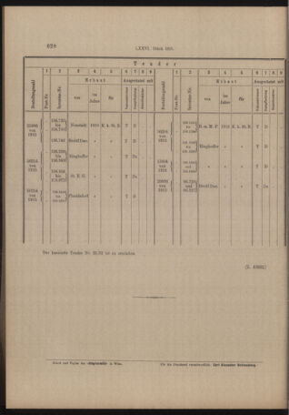 Verordnungs- und Anzeige-Blatt der k.k. General-Direction der österr. Staatsbahnen 19161111 Seite: 6