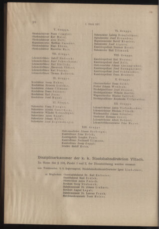 Verordnungs- und Anzeige-Blatt der k.k. General-Direction der österr. Staatsbahnen 19170105 Seite: 10