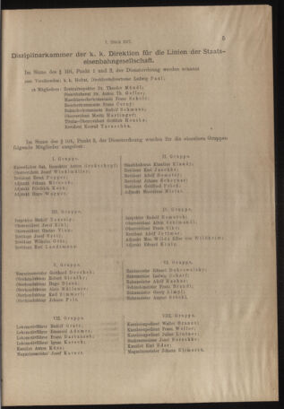 Verordnungs- und Anzeige-Blatt der k.k. General-Direction der österr. Staatsbahnen 19170105 Seite: 5