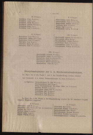 Verordnungs- und Anzeige-Blatt der k.k. General-Direction der österr. Staatsbahnen 19170105 Seite: 6