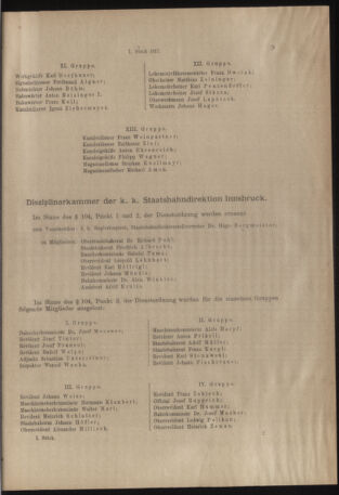 Verordnungs- und Anzeige-Blatt der k.k. General-Direction der österr. Staatsbahnen 19170105 Seite: 9