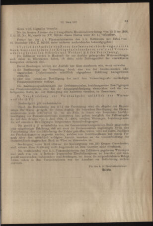 Verordnungs- und Anzeige-Blatt der k.k. General-Direction der österr. Staatsbahnen 19170108 Seite: 3