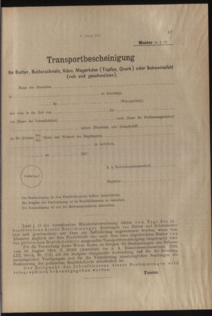 Verordnungs- und Anzeige-Blatt der k.k. General-Direction der österr. Staatsbahnen 19170117 Seite: 5