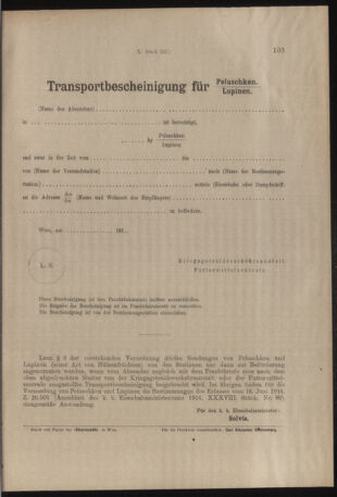 Verordnungs- und Anzeige-Blatt der k.k. General-Direction der österr. Staatsbahnen 19170127 Seite: 7