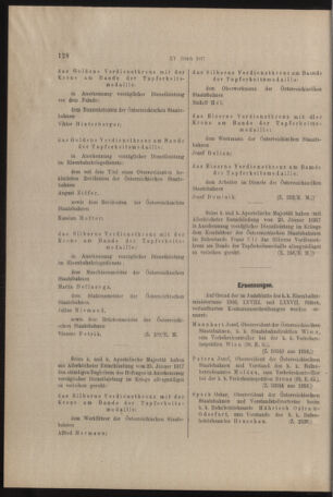 Verordnungs- und Anzeige-Blatt der k.k. General-Direction der österr. Staatsbahnen 19170217 Seite: 2