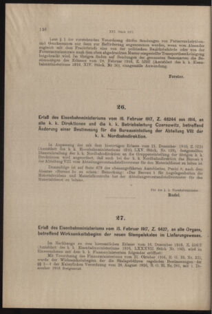 Verordnungs- und Anzeige-Blatt der k.k. General-Direction der österr. Staatsbahnen 19170224 Seite: 6