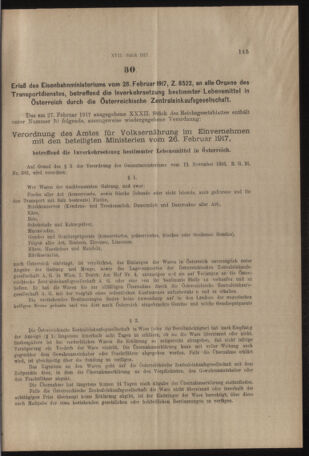 Verordnungs- und Anzeige-Blatt der k.k. General-Direction der österr. Staatsbahnen 19170303 Seite: 3