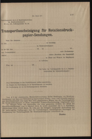 Verordnungs- und Anzeige-Blatt der k.k. General-Direction der österr. Staatsbahnen 19170317 Seite: 5