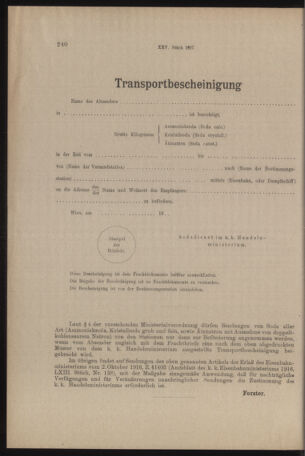 Verordnungs- und Anzeige-Blatt der k.k. General-Direction der österr. Staatsbahnen 19170421 Seite: 6