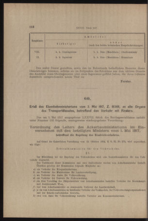 Verordnungs- und Anzeige-Blatt der k.k. General-Direction der österr. Staatsbahnen 19170512 Seite: 2