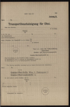 Verordnungs- und Anzeige-Blatt der k.k. General-Direction der österr. Staatsbahnen 19170609 Seite: 11