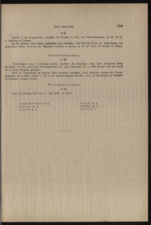 Verordnungs- und Anzeige-Blatt der k.k. General-Direction der österr. Staatsbahnen 19170609 Seite: 5