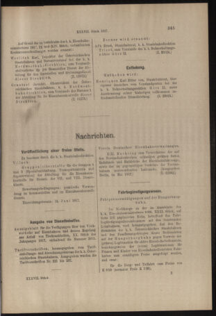 Verordnungs- und Anzeige-Blatt der k.k. General-Direction der österr. Staatsbahnen 19170616 Seite: 9