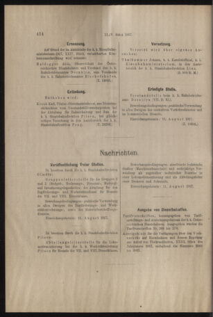 Verordnungs- und Anzeige-Blatt der k.k. General-Direction der österr. Staatsbahnen 19170728 Seite: 4