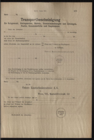 Verordnungs- und Anzeige-Blatt der k.k. General-Direction der österr. Staatsbahnen 19170804 Seite: 15