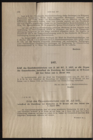 Verordnungs- und Anzeige-Blatt der k.k. General-Direction der österr. Staatsbahnen 19170804 Seite: 16