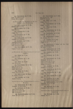 Verordnungs- und Anzeige-Blatt der k.k. General-Direction der österr. Staatsbahnen 19170907 Seite: 26