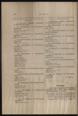 Verordnungs- und Anzeige-Blatt der k.k. General-Direction der österr. Staatsbahnen 19171103 Seite: 4