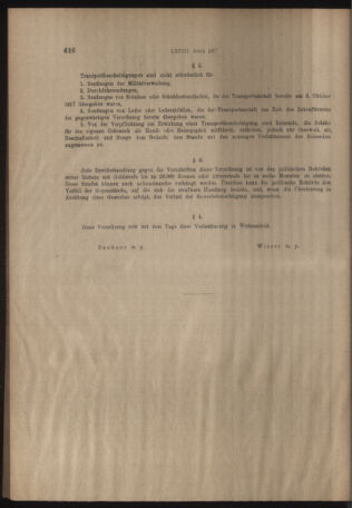 Verordnungs- und Anzeige-Blatt der k.k. General-Direction der österr. Staatsbahnen 19171112 Seite: 2